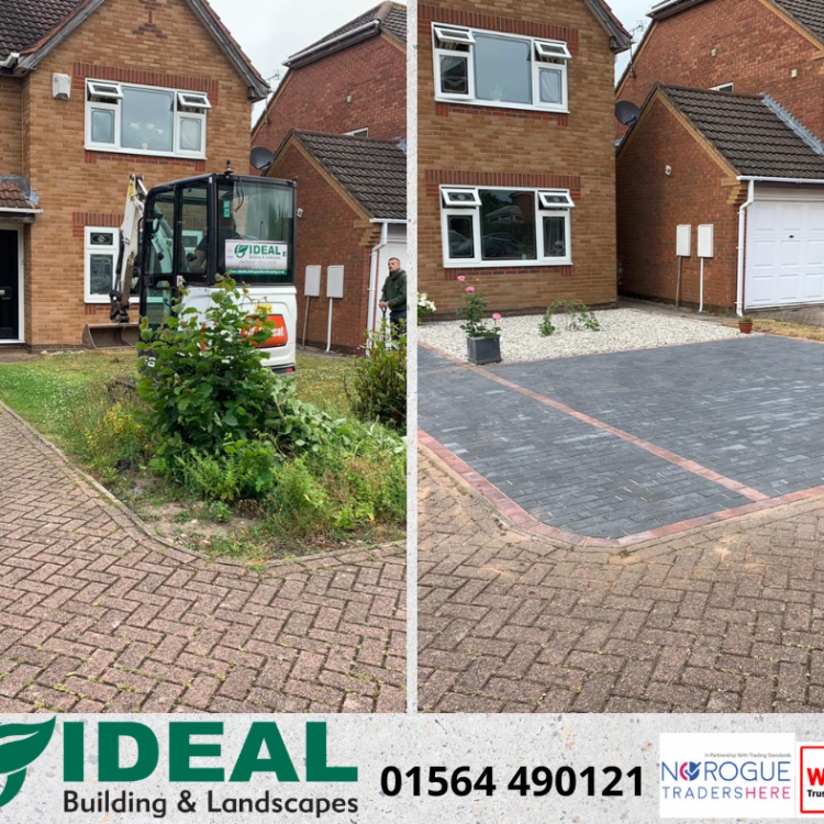 Driveway extension in Knowle