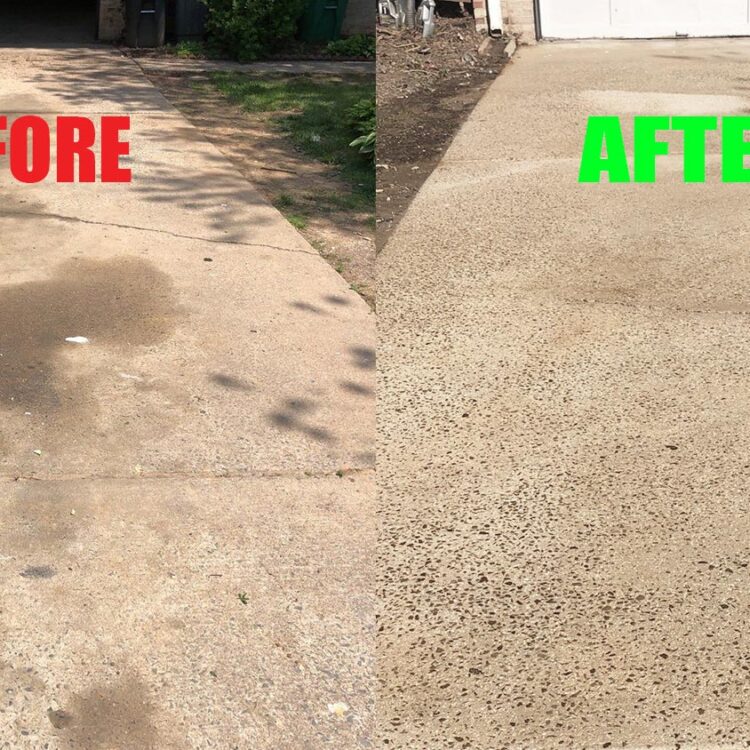 How to remove oil stains from your Driveway