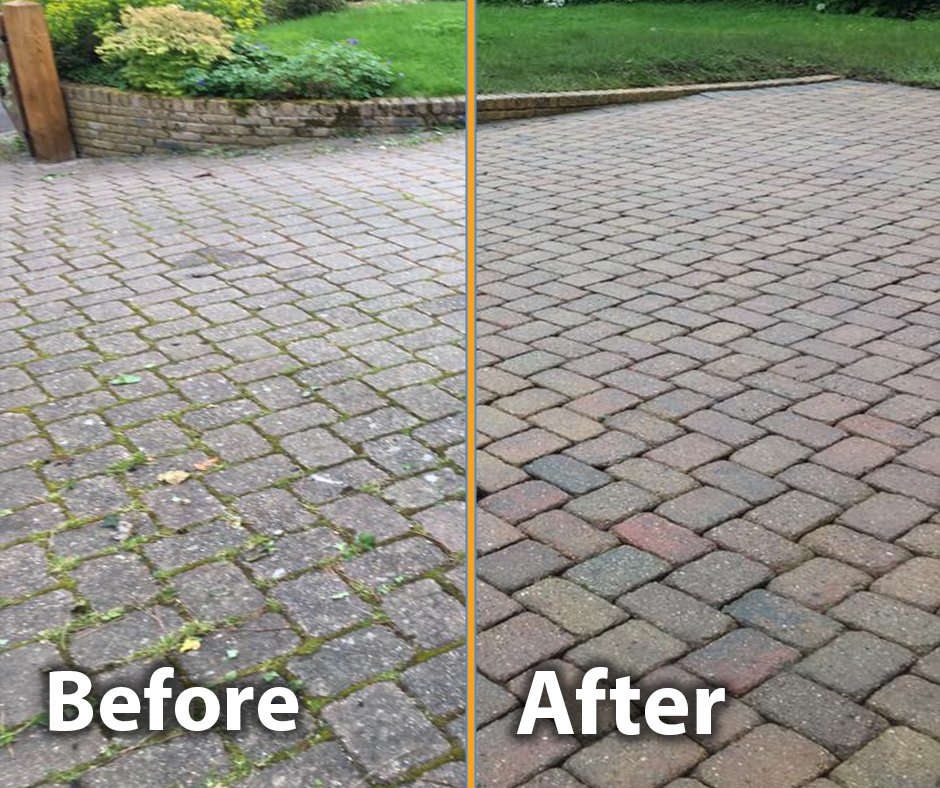 Clean your block paving driveway 