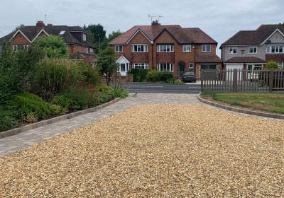 landscaping and paving